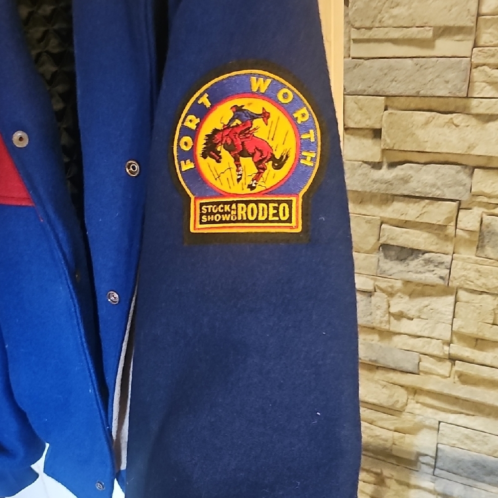 Vintage 1996 Bomber Jacket, Fort Worth Stock Show - Picture 3 of 8